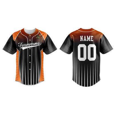 Customized Full Sublimation Baseball Jersey BJ004