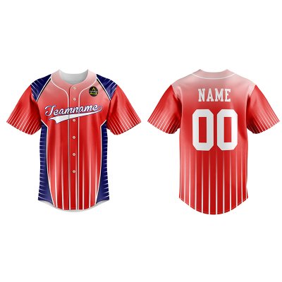 Customized Full Sublimation Baseball Jersey BJ002