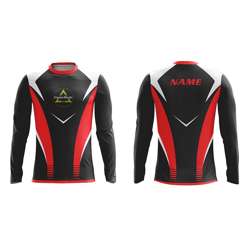 Customized Full Sublimation Esports Long Sleeves Jersey E36