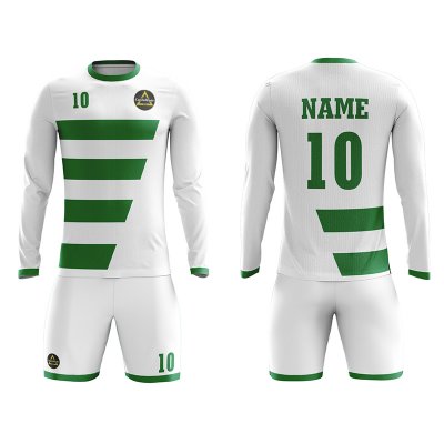 Customized Full Sublimation Long Sleeves Soccer Uniform SU061