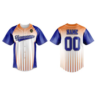 Customized Full Sublimation Baseball Jersey BJ003